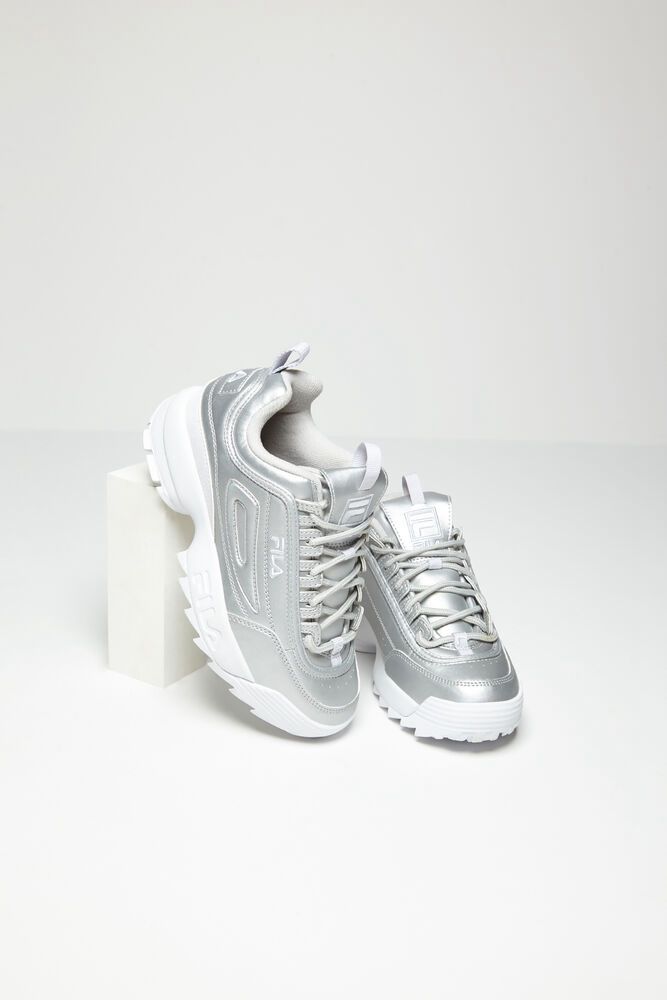 Fila Sneakers Dame Sølv Disruptor 2 Premium Metallic 908427-UWN